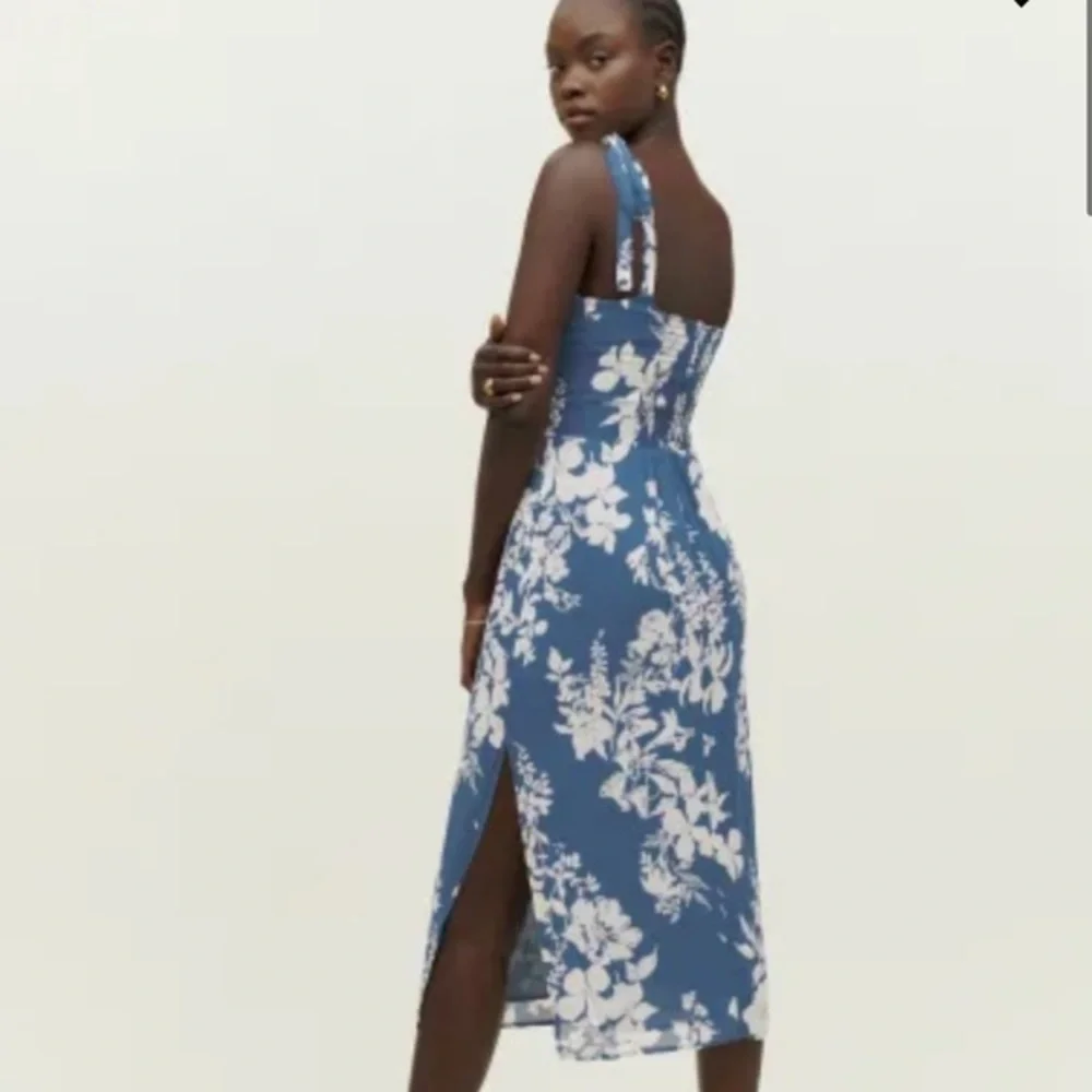 Reformation Besse Dress in Cyanotype *NEW* - Picture 4 of 7